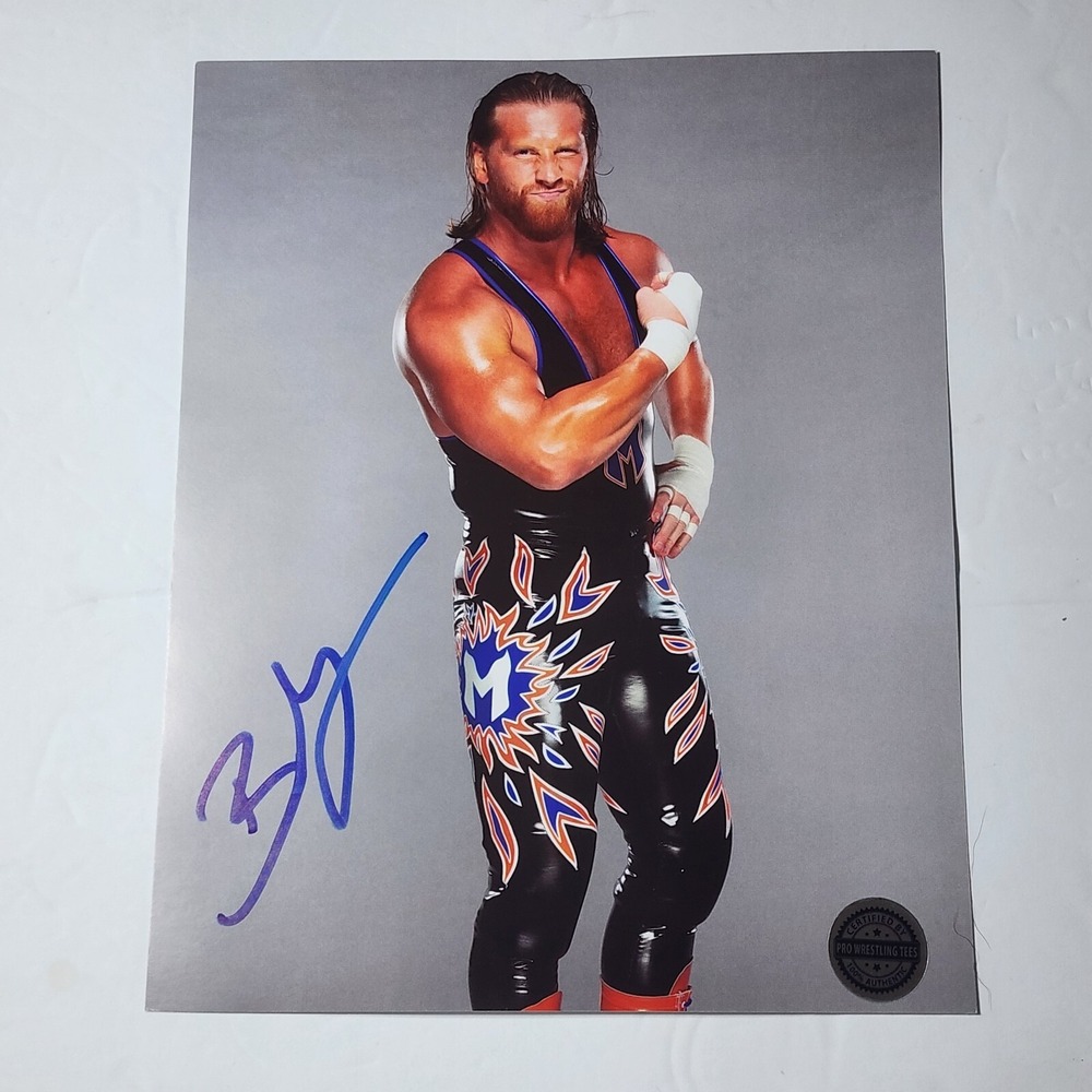 Pro Wrestling Crate Brian Myers Autographed 8x10 Photo Photograph COA Impact